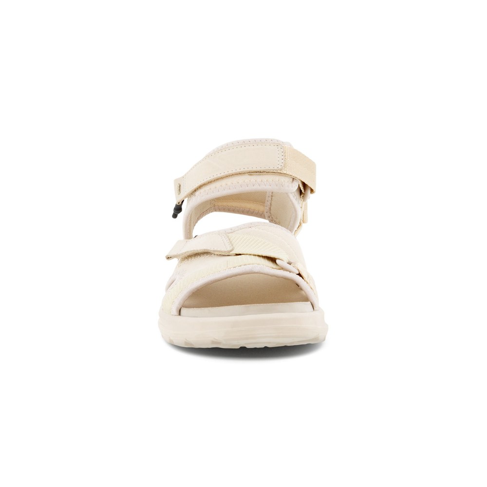 ECCO Womens Sandals Beige - Exowrap 3S Velcro - CKD-263945